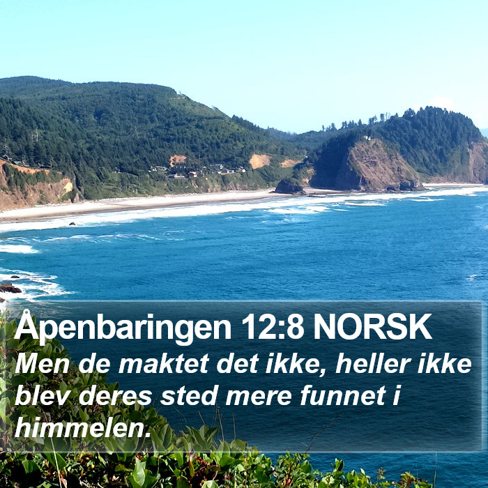 Åpenbaringen 12:8 NORSK Bible Study