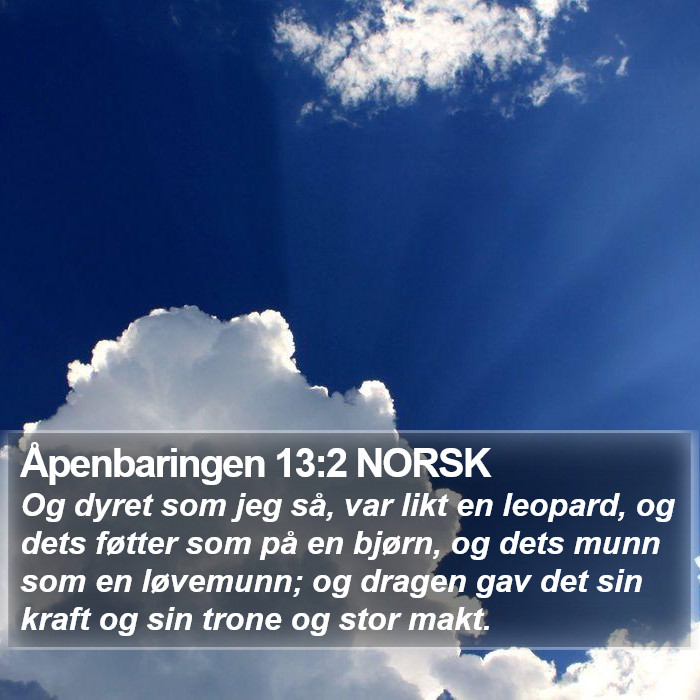 Åpenbaringen 13:2 NORSK Bible Study