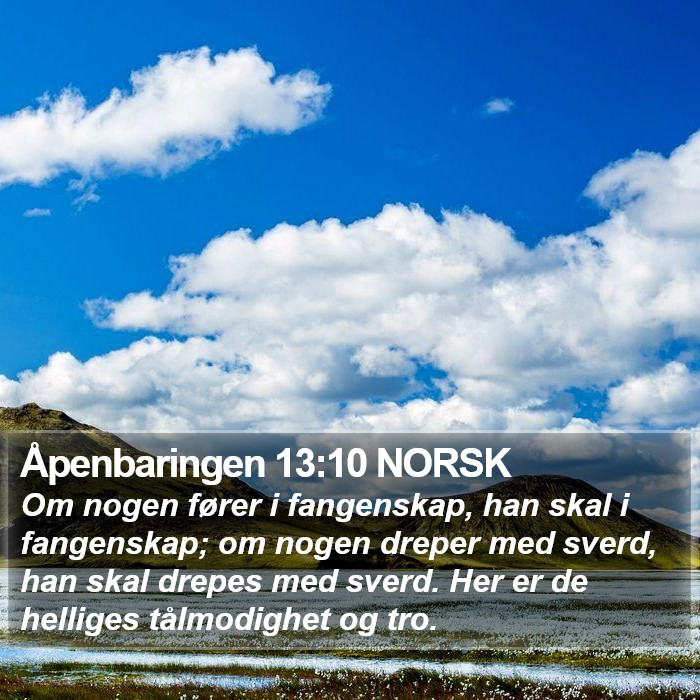 Åpenbaringen 13:10 NORSK Bible Study