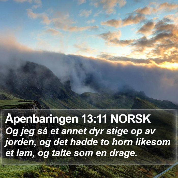 Åpenbaringen 13:11 NORSK Bible Study