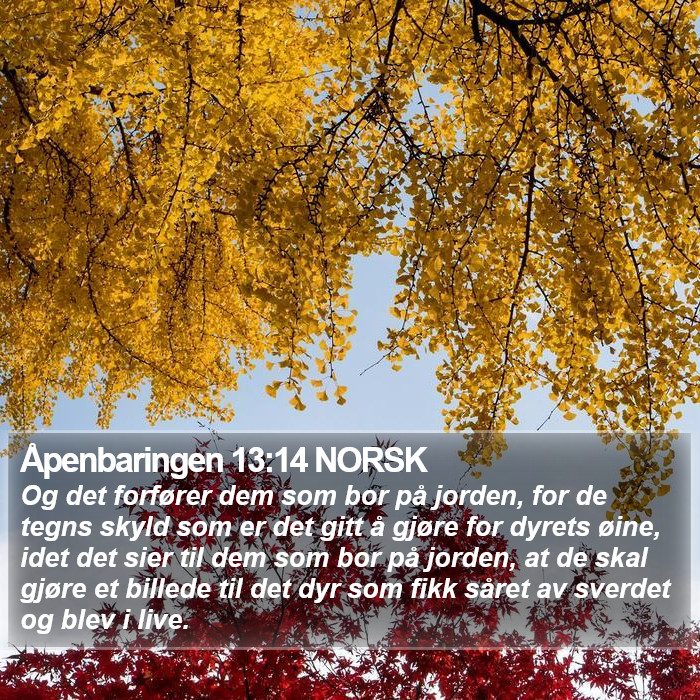Åpenbaringen 13:14 NORSK Bible Study
