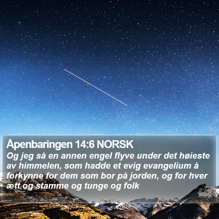 Åpenbaringen 14:6 NORSK Bible Study