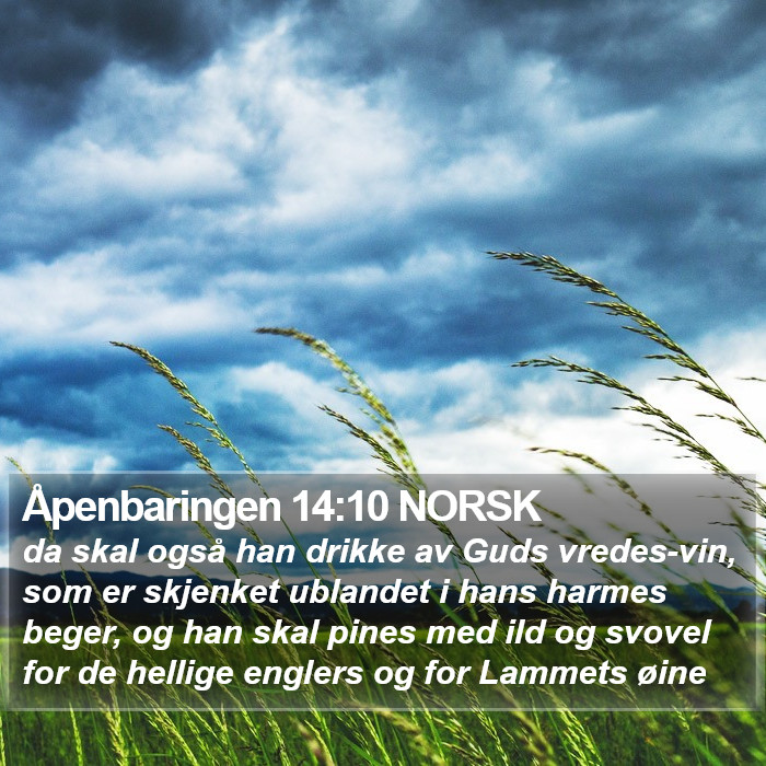 Åpenbaringen 14:10 NORSK Bible Study