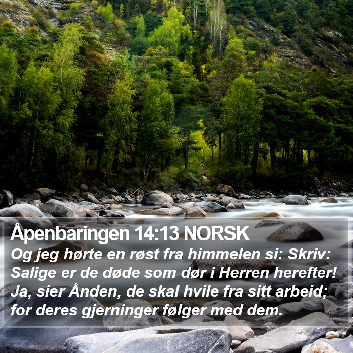 Åpenbaringen 14:13 NORSK Bible Study