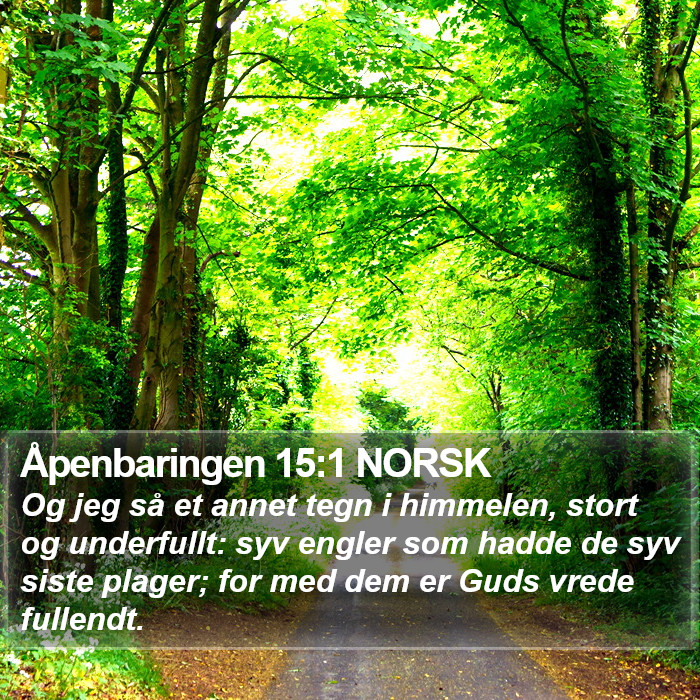 Åpenbaringen 15:1 NORSK Bible Study