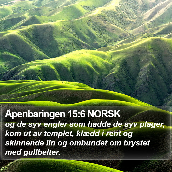Åpenbaringen 15:6 NORSK Bible Study