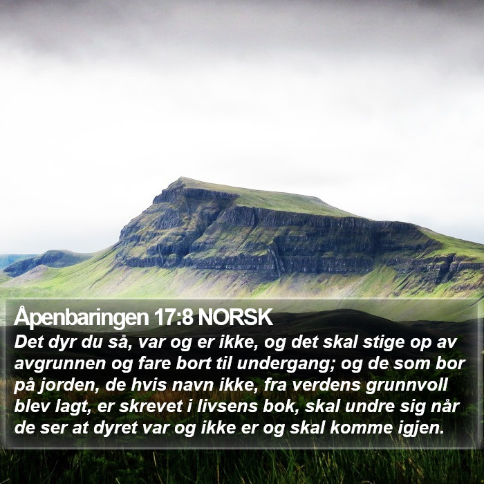 Åpenbaringen 17:8 NORSK Bible Study