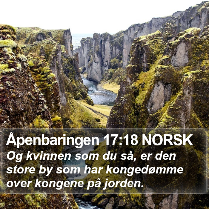 Åpenbaringen 17:18 NORSK Bible Study