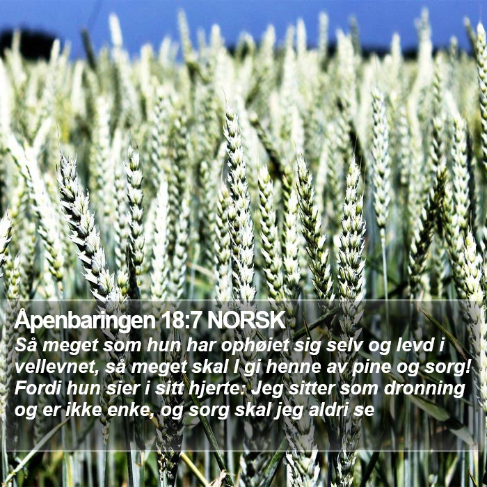 Åpenbaringen 18:7 NORSK Bible Study