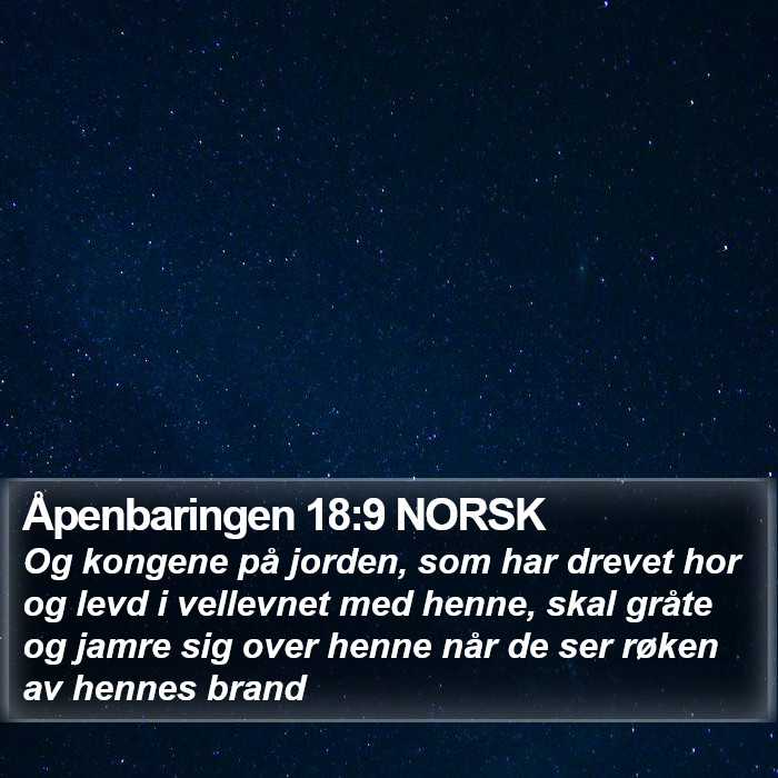 Åpenbaringen 18:9 NORSK Bible Study