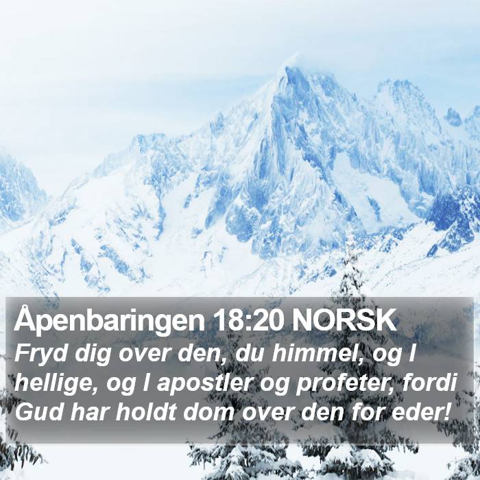 Åpenbaringen 18:20 NORSK Bible Study