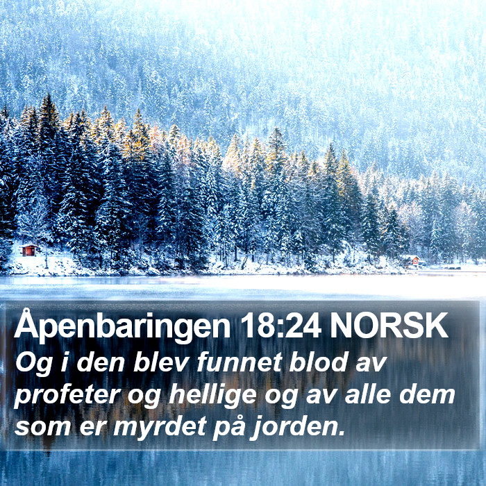 Åpenbaringen 18:24 NORSK Bible Study