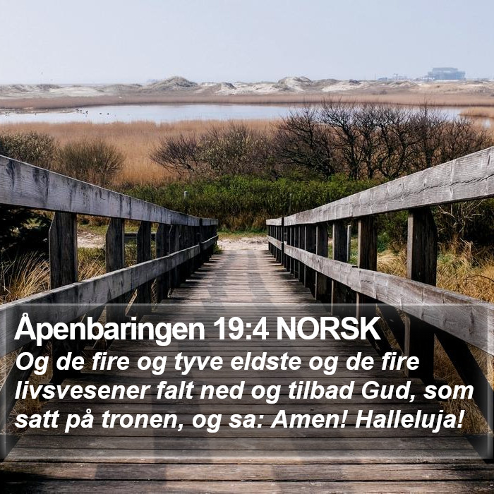 Åpenbaringen 19:4 NORSK Bible Study