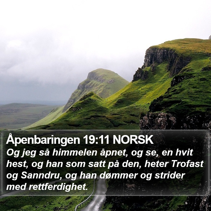 Åpenbaringen 19:11 NORSK Bible Study