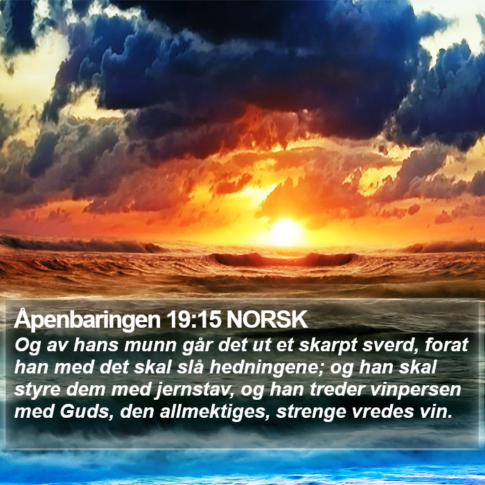 Åpenbaringen 19:15 NORSK Bible Study