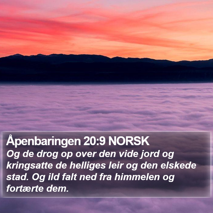 Åpenbaringen 20:9 NORSK Bible Study