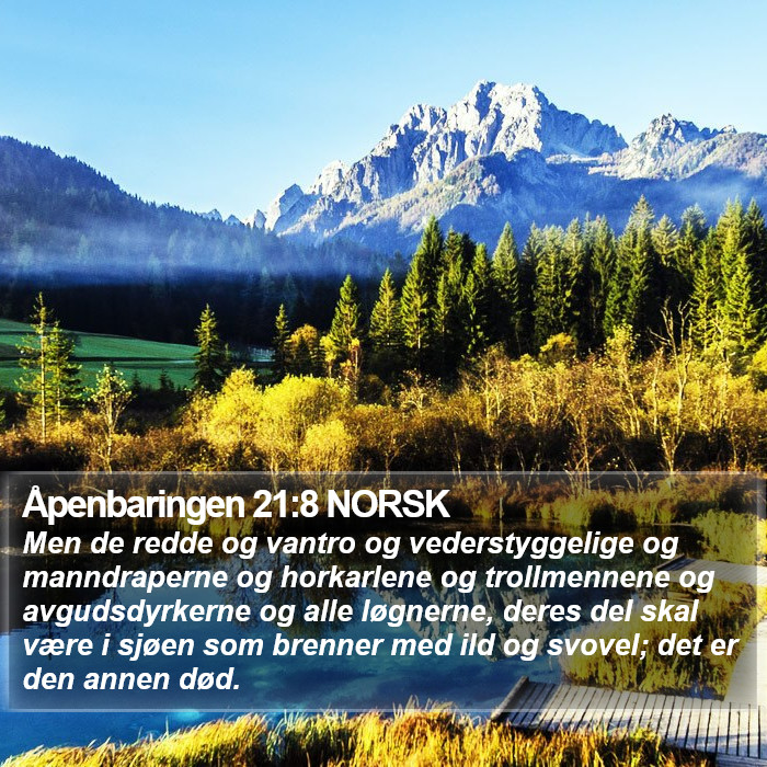 Åpenbaringen 21:8 NORSK Bible Study