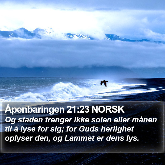 Åpenbaringen 21:23 NORSK Bible Study