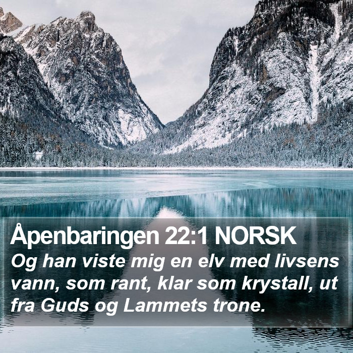 Åpenbaringen 22:1 NORSK Bible Study